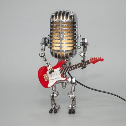 MicGuitarLamp - Vintage Mikrofon Roboter Schreibtischlampe - Frest