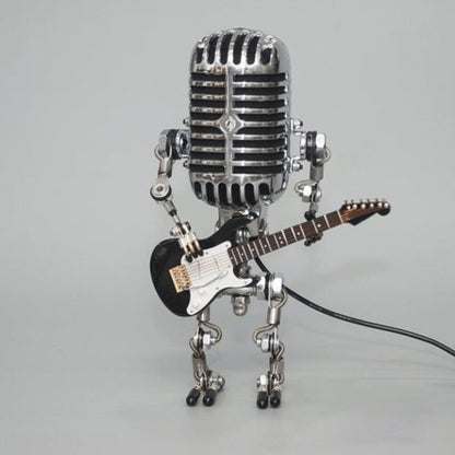 MicGuitarLamp - Vintage Mikrofon Roboter Schreibtischlampe - Frest