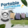 PortaLine - Tragbare Wäscheleine mit Klammern für Camping und Garten - Frest