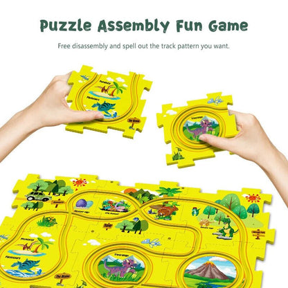PuzzleRacer - Kinder-Autobahn-Set! - Frest