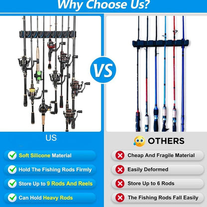 RodRack - Wandmontiertes Angelrutengestell - Frest
