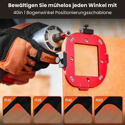 RouterMold - 4 in 1 Präzisions - Holz - Eckbeschneidungsset - Frest