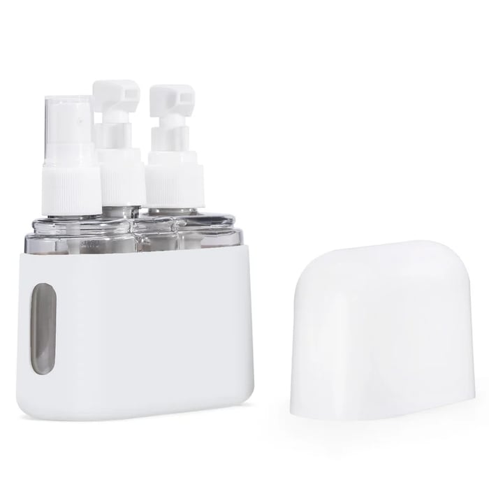 TravelStack - Mini-Shampoo-Spender Tragbare Reiseflasche Set - Frest